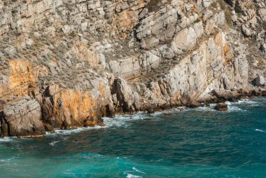 Kırım dağ Karadeniz kıyısında jeolojik yapısı