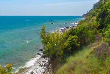Bahar yatay, Karadeniz kıyı Cape Martyan doğal rezerv, Ukrayna