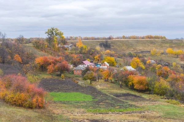 Malá Vesnička Sumskaya Oblast Ukrajina — Stock fotografie