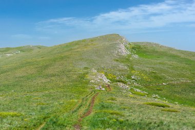 Yürüyüş - Chatyr-Dah dağlık massif Kırım, Ukrayna için ideal bir yer.