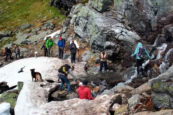 Skjeggedal Norvège Juin 2018 Les Touristes Sur Chemin Vers Trolltunga — Photo