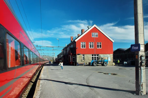 Finse Norway June 2018 Finse Railway Station 1222 Metres Sea — Stock Photo, Image