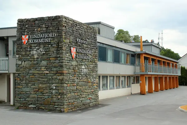 Olen Noruega Junio 2018 Ayuntamiento Olen Village Edificio Administrativo Comuna —  Fotos de Stock