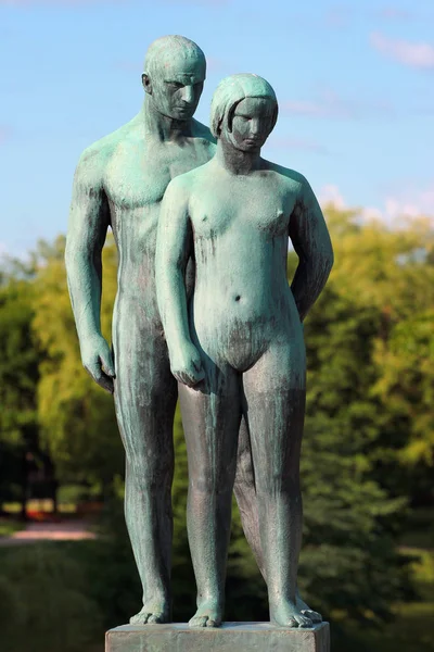 Oslo Norwegen Juni 2018 Skulpturen Und Kunstobjekte Von Gustav Vigeland — Stockfoto