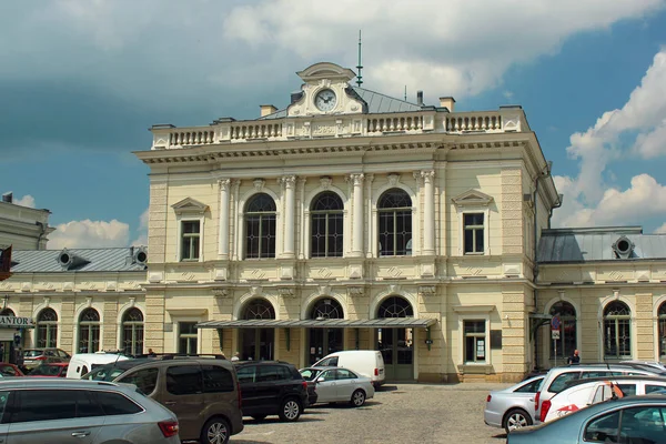 Przemysl Polônia Junho 2018 Edifício Estação Ferroviária Przemysl Uma Cidade — Fotografia de Stock