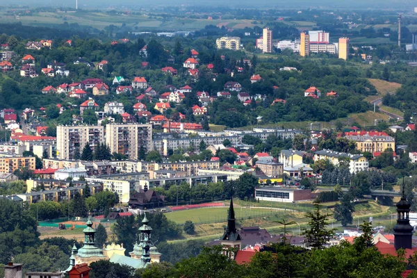 Przemysl Polen Juni 2018 Flygfoto Przemysl Stad Det Populära Turistmålet — Stockfoto