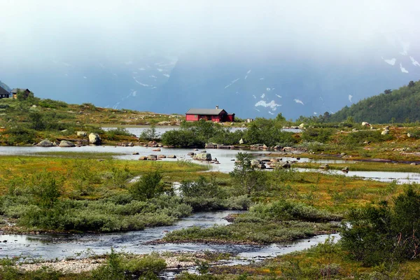 Auf Dem Weg Nach Trolltunga Hordaland County Norwegen — Stockfoto