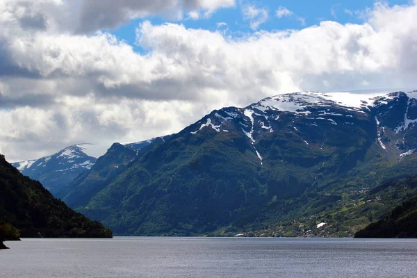 Vue Fjord Hardanger Comté Hordaland Norvège — Photo