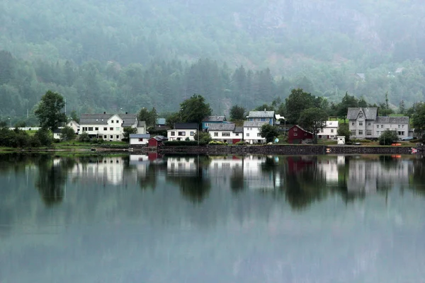 Granvinsvatnet Jeziora Regionie Hordaland Norwegia — Zdjęcie stockowe