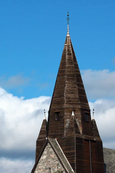 Εκκλησία Στο Voss Μπέργκεν Κομητεία Νορβηγία — Φωτογραφία Αρχείου