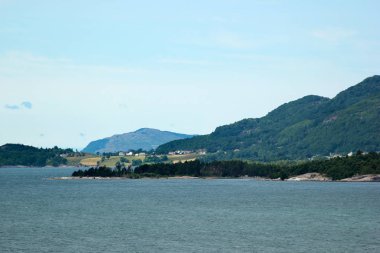 Botnefjord, Rogaland İlçesi, Norveç görünümünü. Doğal İskandinavya yatay