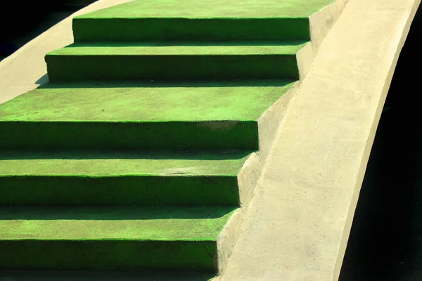 Escadas Pedra Verde Degraus Como Fundo — Fotografia de Stock