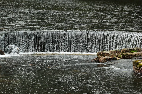 Wasserfälle Auf Dem Fluss Sira Sirdal Norwegen — Stockfoto