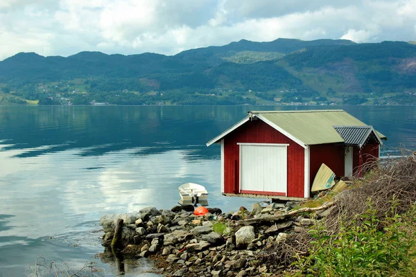 挪威Hordaland县Etne附近Etnefjorden景观 — 图库照片