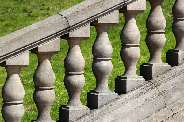 Altes Steingeländer Detail Der Steintreppe — Stockfoto