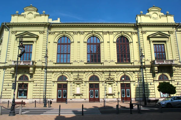 Люблін Квітня 2018 Юліуша Osterwa Люблін Міського Театру Будівлі Зведений — стокове фото