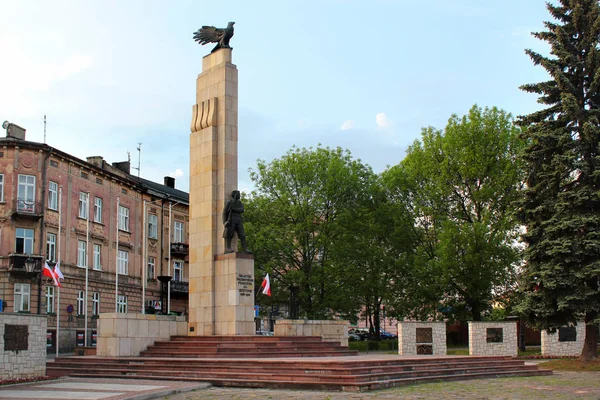 Przemysl Polen Mei 2018 Monument Van Przemysl Eaglets Herdenkt Jonge — Stockfoto