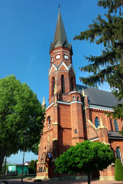 Stalowa Wola Της Πολωνίας Απριλίου 2018 Ρωμαιοκαθολική Εκκλησία Της Παναγίας — Φωτογραφία Αρχείου