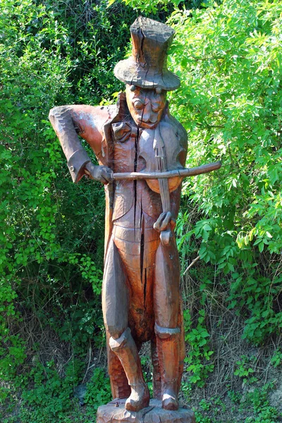 Szczebrzeszyn Polen Maj 2018 Monumentet Föreställande Cricket Spela Fiol Refererar — Stockfoto