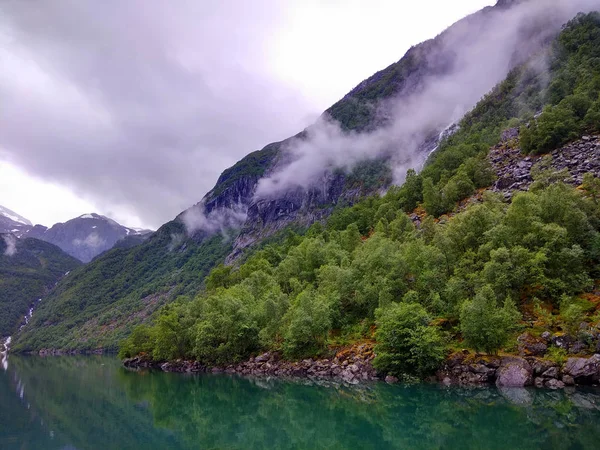 Lago Bondhus Parque Nacional Folgefonna Condado Hordaland Noruega —  Fotos de Stock