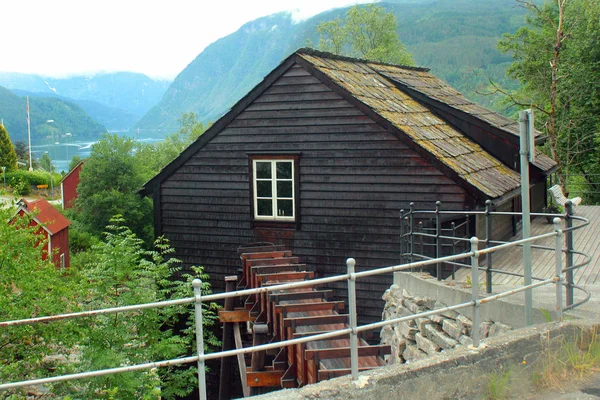 Ulvik Noruega Junio 2018 Skeie Mill Trasladado Ulvik Desde Mulelven — Foto de Stock