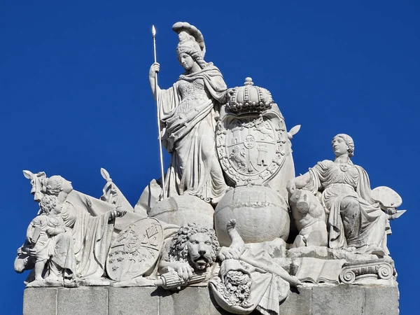 Esculturas en Madrid, España — Foto de Stock