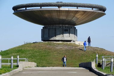 Kiev, Ukrayna - 29 Eylül 2017: Memorial kompleksi Nati