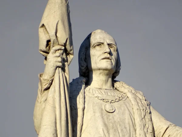 Monument voor Christopher Columbus in Madrid, Spanje — Stockfoto