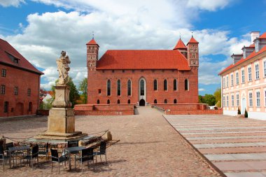Lidzbark Warminski' nin simge yapılarından biri, Polonya