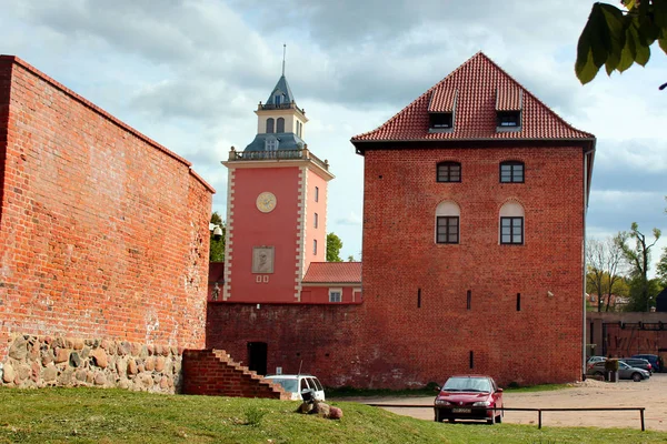 Landmarks of Lidzbark Warminski, Poland — Stock Photo, Image