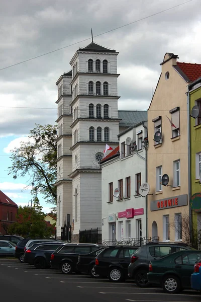Landmarks z Lidzkůry Warminski, Polsko — Stock fotografie