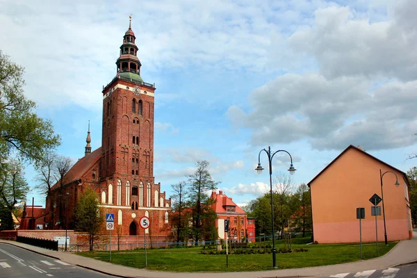 Коллегиальная церковь Святых Петра и Павла в Лидзбарке Вармински, Польша — стоковое фото