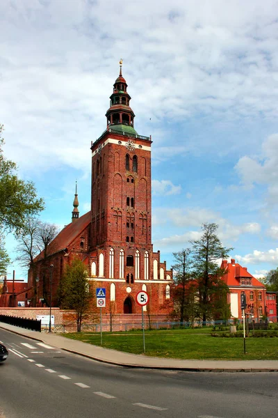 Коллегиальная церковь Святых Петра и Павла в Лидзбарке Вармински, Польша — стоковое фото