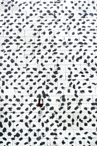 Thermische isolatie panelen op een muur. — Stockfoto