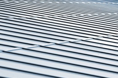 Metal roof texture, abstract architectural background