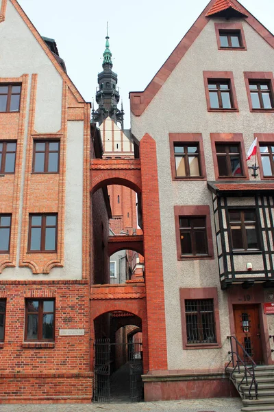 Streets of Elblag, Northern Poland — Stock Photo, Image