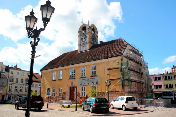 Rathaus in Gorowo ilaweckie, Polen — Stockfoto