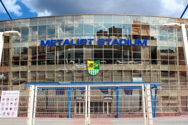 Kharkiv, Ukrayna - 10 Ağustos 2019: Metalist Stadyumu, çok abd