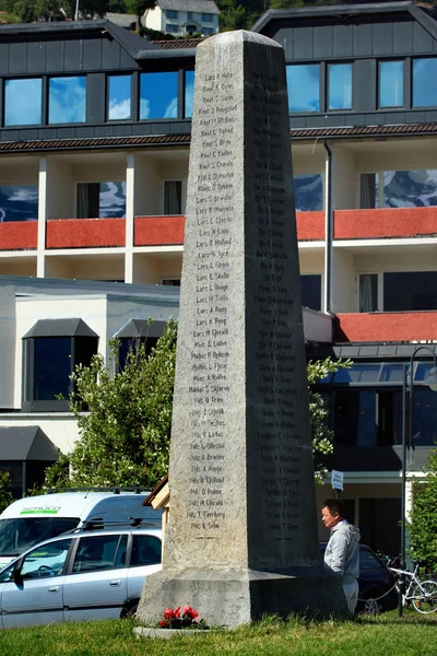Memorial em Voss, Noruega — Fotografia de Stock