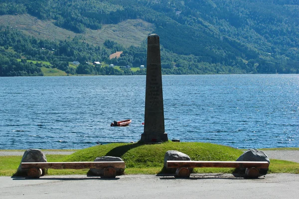 Memorial in Voss, Norway — Stock Photo, Image