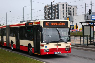 Gdansk, Polonya'da toplu şehir taşımacılığı