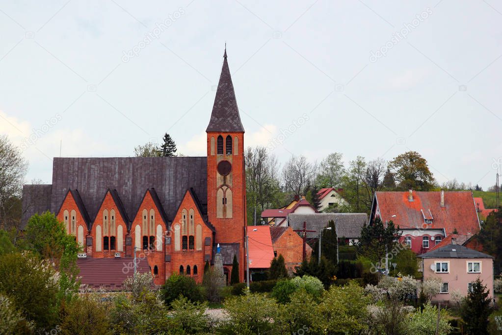 St Peter and Paul Roman Catholic Church in Dubeninki, Goldap County in northern Poland.