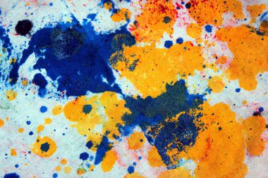 Tuvalin üzerindeki yağ lekeleri, soyut arkaplan.