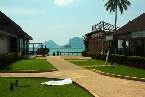 Tonsai Thajsko Prosince 2019 Tonsai Bay Resort Pláži Ton Sai — Stock fotografie