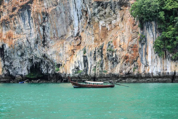 Ilha Barco Sozinha Phuket — Fotografia de Stock