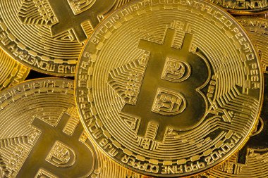 Şifreli para fiziksel altın Bitcoin, yeni sanal para