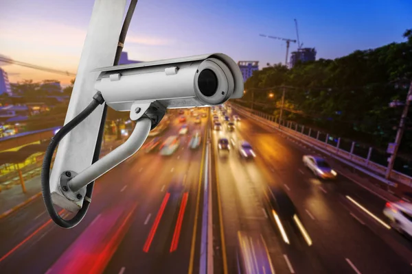 Verkeer Veiligheid Camerabewaking Cctv Weg Stad — Stockfoto