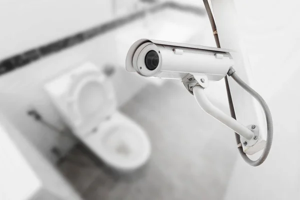 Cámara Cctv Vigilancia Que Funciona Con Baño — Foto de Stock