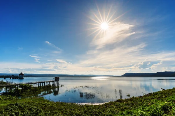 Pohled Krajinu Lam Chae Dam Khonburi Nakhon Ratchasima Thajsko — Stock fotografie