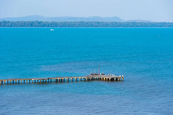 泰国罗勇的木桥出海 — 图库照片